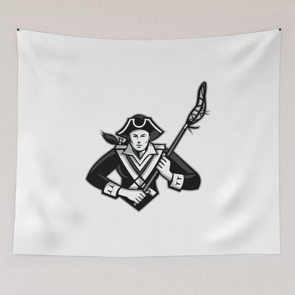 Item preview, Girl Patriot Lacrosse Player Mascot designed and sold by patrimonio.
