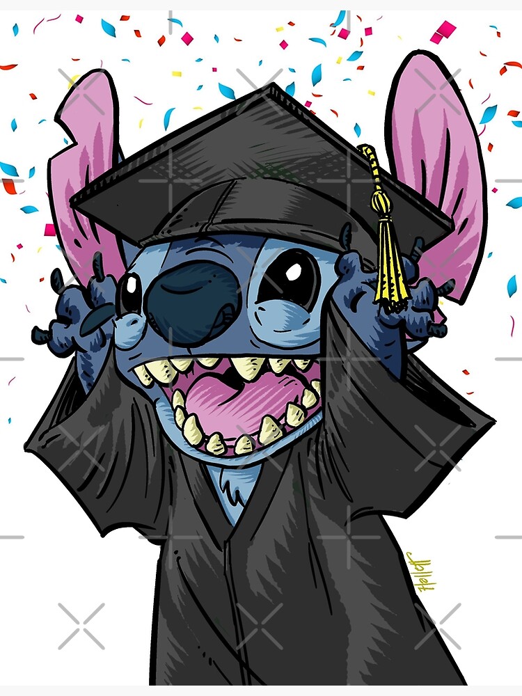 Póster «Puntada de graduación» de stitchtoons Redbubble