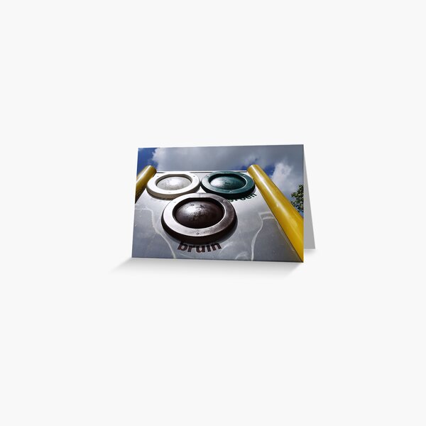 Aliens in Almere - looking up Greeting Card