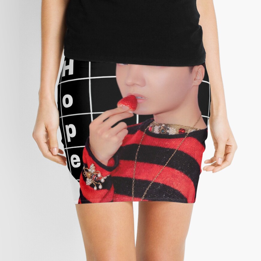 Jimin Excuse Me With Words Mini Skirt for Sale by thebatmanisar