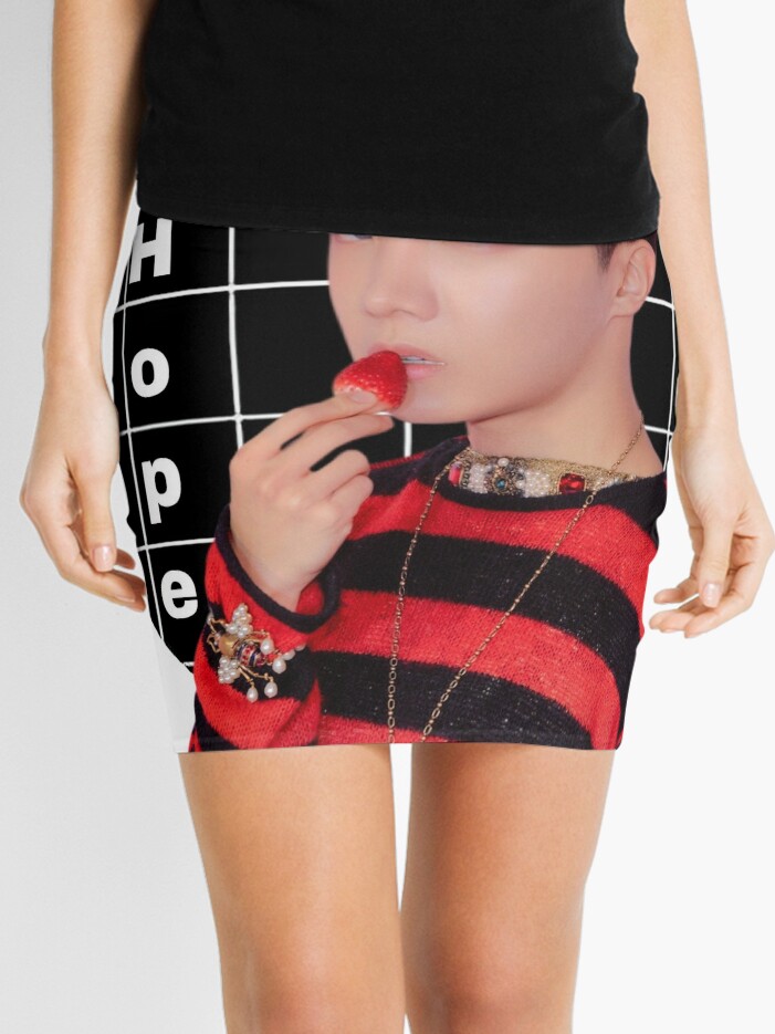 BTS Jin wearing onesie Mini Skirt for Sale by shopnojams