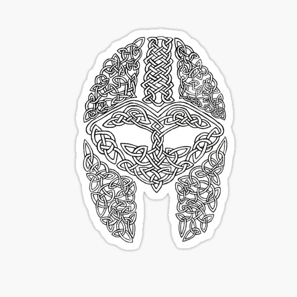 Item preview, Knotwork Helmet designed and sold by LoneStarViking.