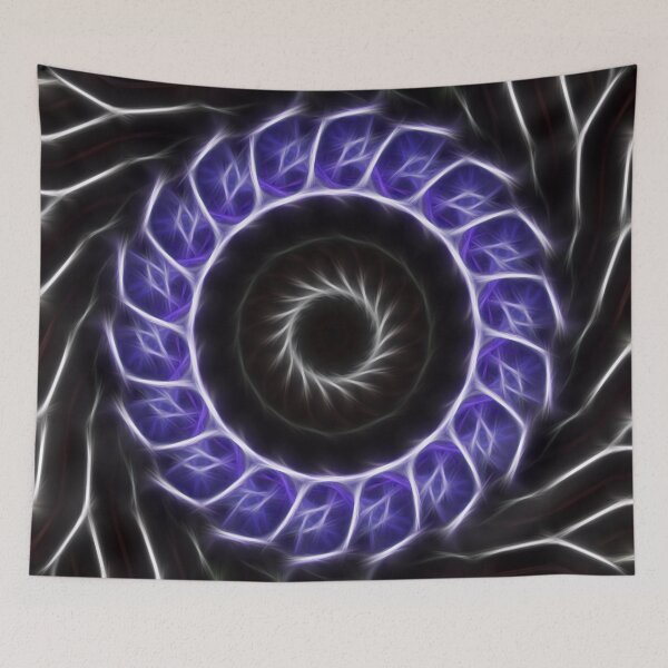Item preview, Blue Purple Black Kaleidoscope 4 designed and sold by TravelPhotoArt.