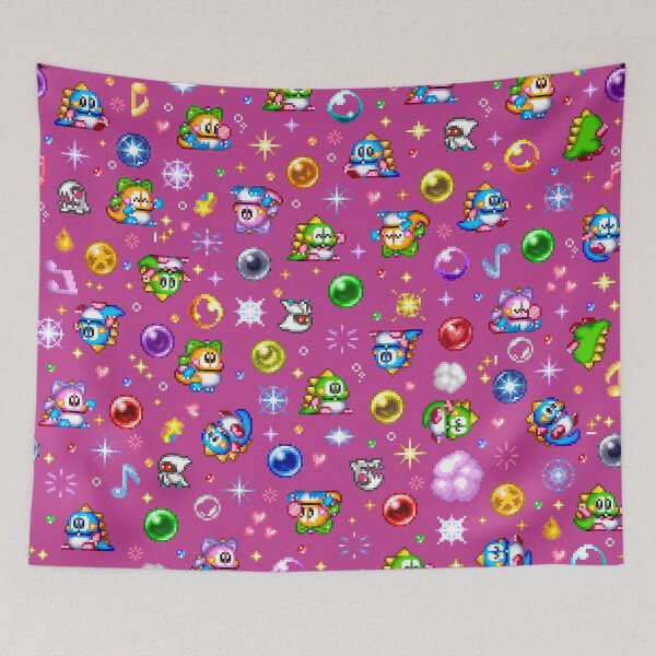Item preview, Bubble Bobble - Pink designed and sold by uenki.