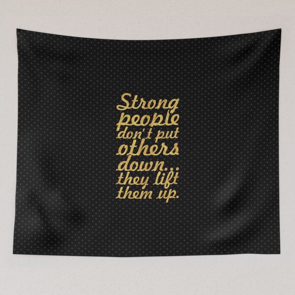 Item preview, Strong people... Inspirational Quote designed and sold by Powerofwordss.