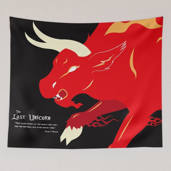 Item preview, The Last Unicorn: The Red Bull (Inspired Design) designed and sold by DragonroseWorks.