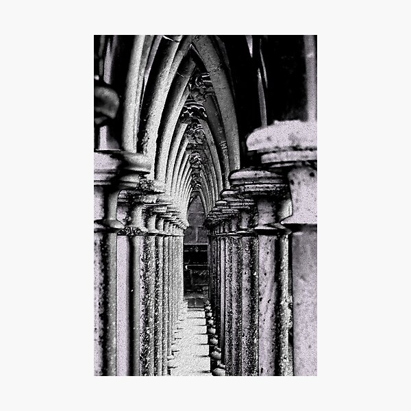 Item preview, Columns & arches, interior  Mont-Saint-Michel, France designed and sold by buttonpresser.