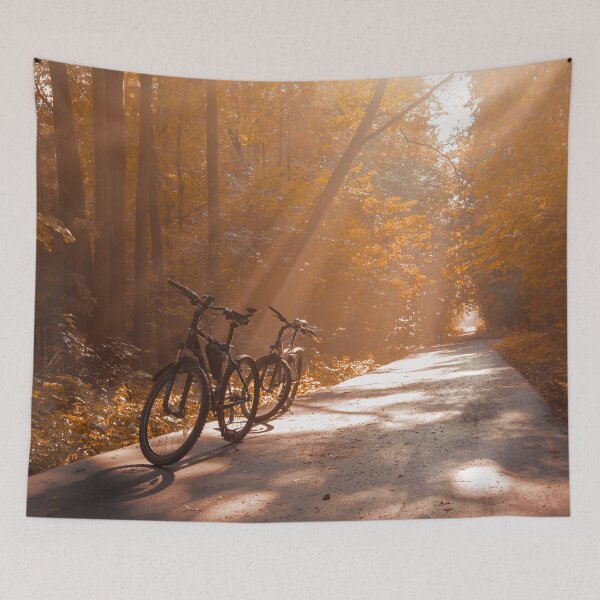 Item preview, Morning Autumn Forest designed and sold by cinema4design.