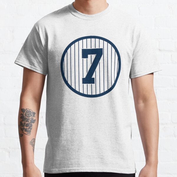 Mickey Mantle The Mick 7 New York Distressed Tee T-Shirt Hoodie