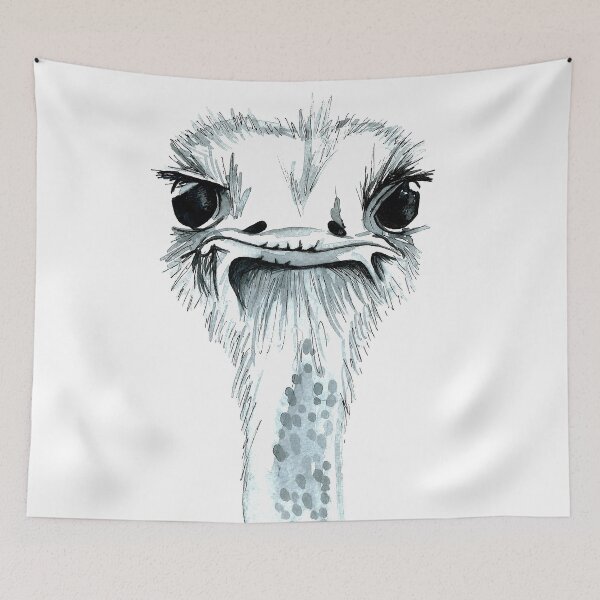 Item preview, Percy the Ostrich designed and sold by Bridget Davidson.