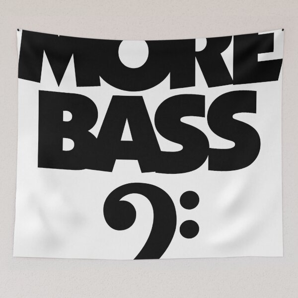 Item preview, More Bass (Black) designed and sold by theshirtshops.