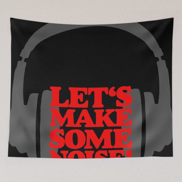Item preview, Let's Make Some Noise! Gray/Red designed and sold by theshirtshops.