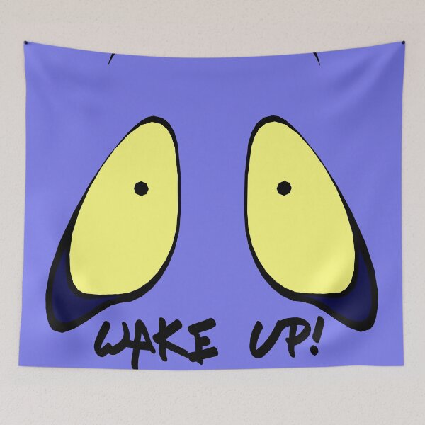 Item preview, Funny wake up (and smell the coffee) cartoon style designed and sold by aapshop.