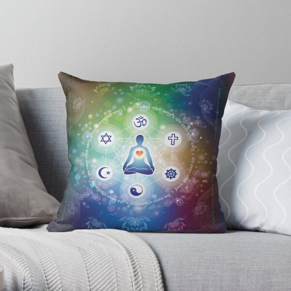 Universal Union - May All Be Happy Throw Pillow