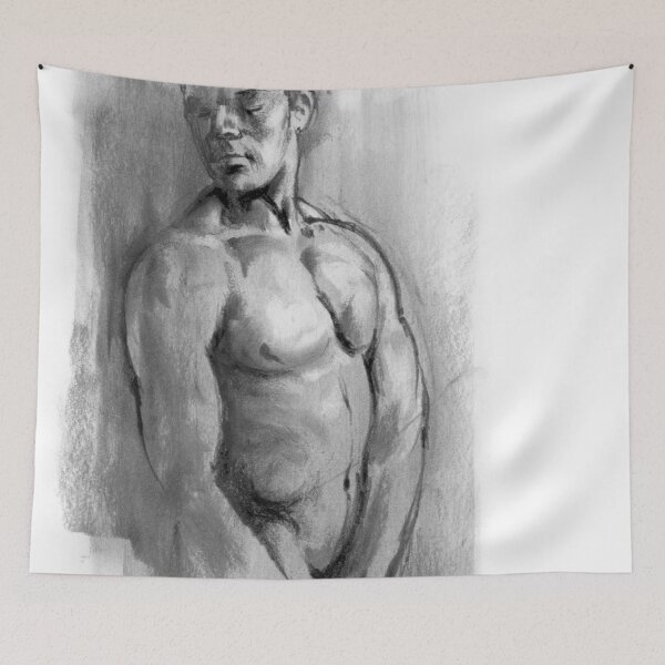 Item preview, Resting - Conté Drawing designed and sold by Paul Davenport.