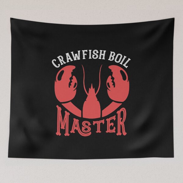 Item preview, Crawfish boil master with big red lobster design designed and sold by alenaz.