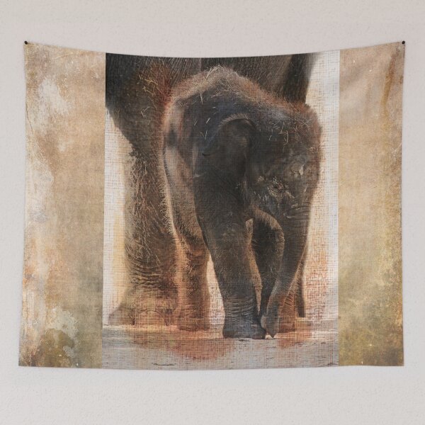 Item preview, Vintage Asian Baby Elephant designed and sold by NaturesSol.