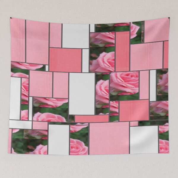 Item preview, Pink Roses in Anzures 2 Art Rectangles 9 designed and sold by TravelPhotoArt.