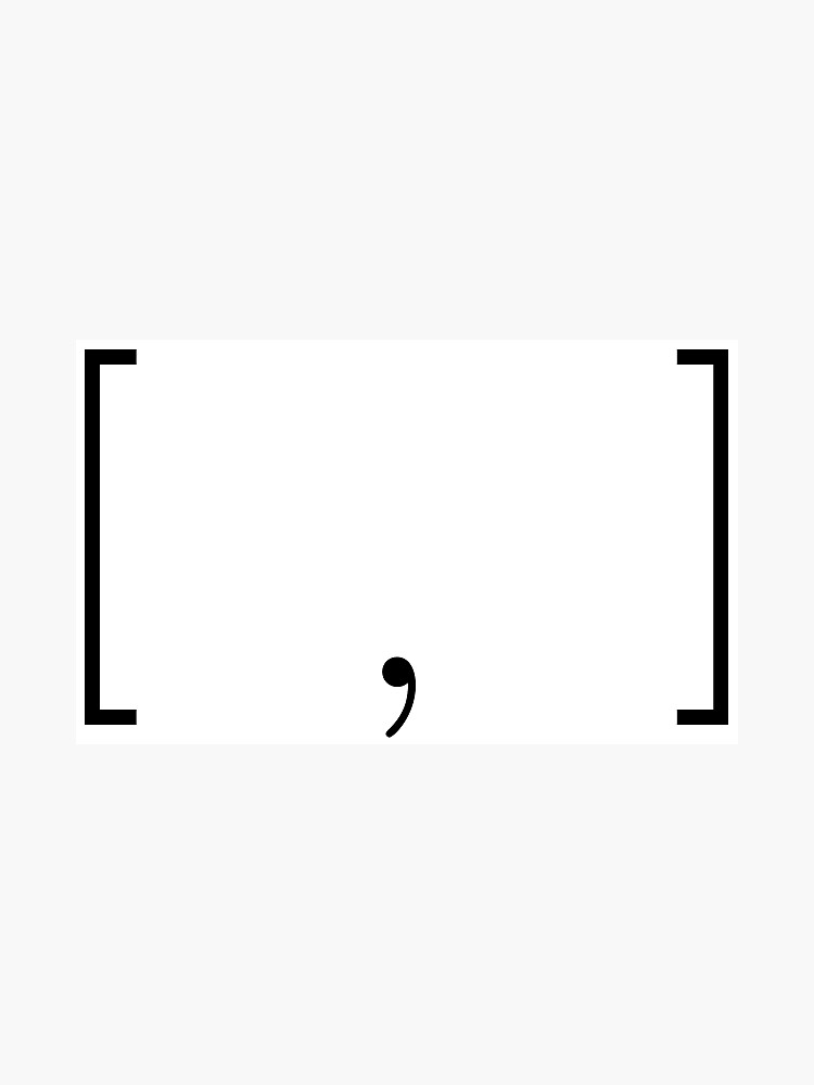 "Lie Bracket" Sticker for Sale by Finn99 Redbubble