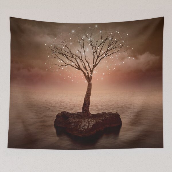Item preview, The Strong Grows In Solitude (Tree of Solitude) designed and sold by soaringanchor.