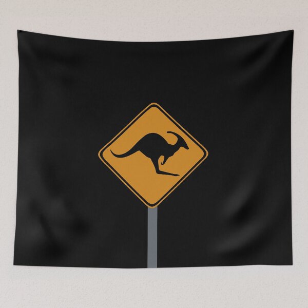 Item preview, Kangaroo Dinosaur sign designed and sold by jezkemp.