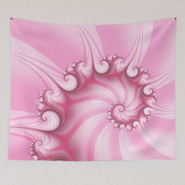 Item preview, Candy Pink Spiral Fractal #2 designed and sold by Kitty Bitty.