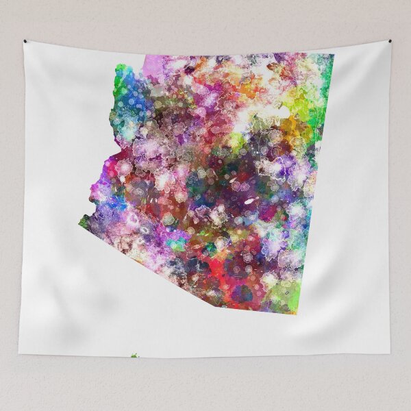 Item preview, Arizona US state in watercolor designed and sold by paulrommer.