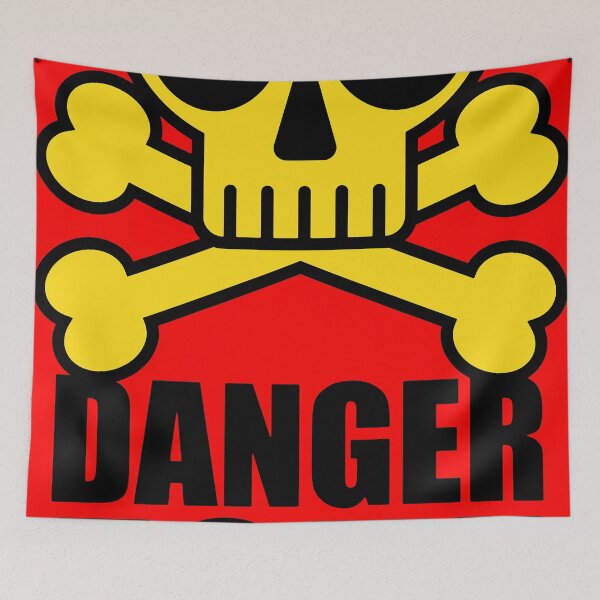 Item preview, Danger Zone - Skull and Crossbones designed and sold by Algurt.