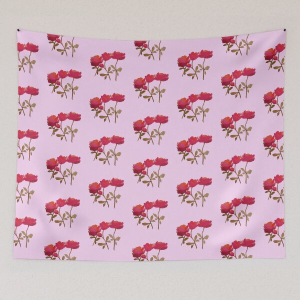 Item preview, Pink Flower Row designed and sold by Ruth Palmer.