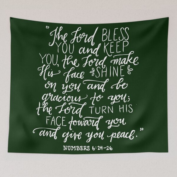 Item preview, Numbers 6:24-26 designed and sold by LetterSparrow.
