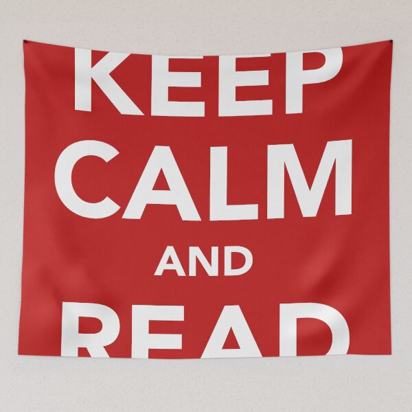 Item preview, Keep Calm & Read Books designed and sold by Kitmagic.