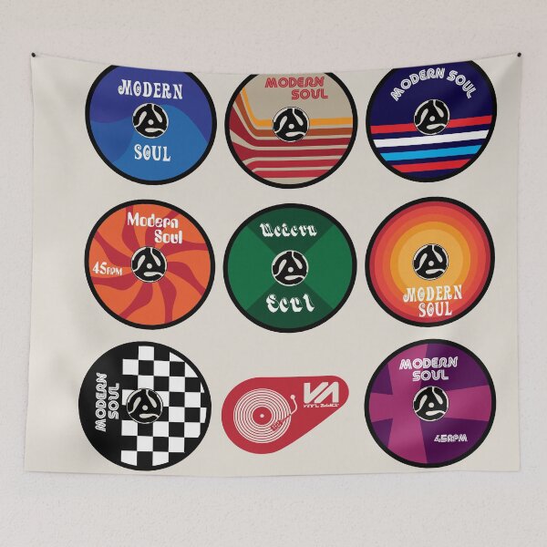 Item preview, Modern Soul 45's designed and sold by modernistdesign.