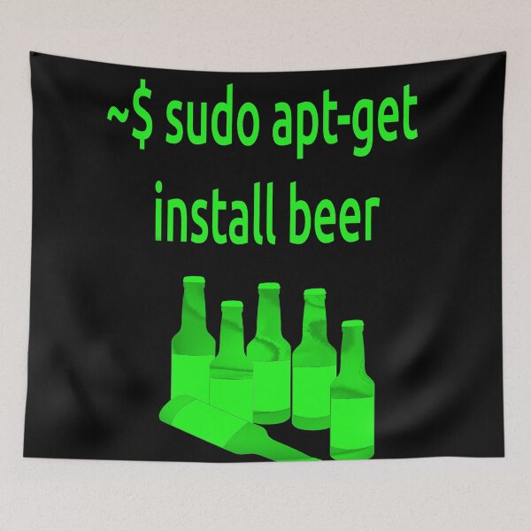 Item preview, Linux sudo apt-get install beer designed and sold by boscorat.