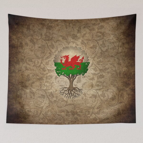 Item preview, Tree of Life with Welsh Flag designed and sold by JeffBartels.