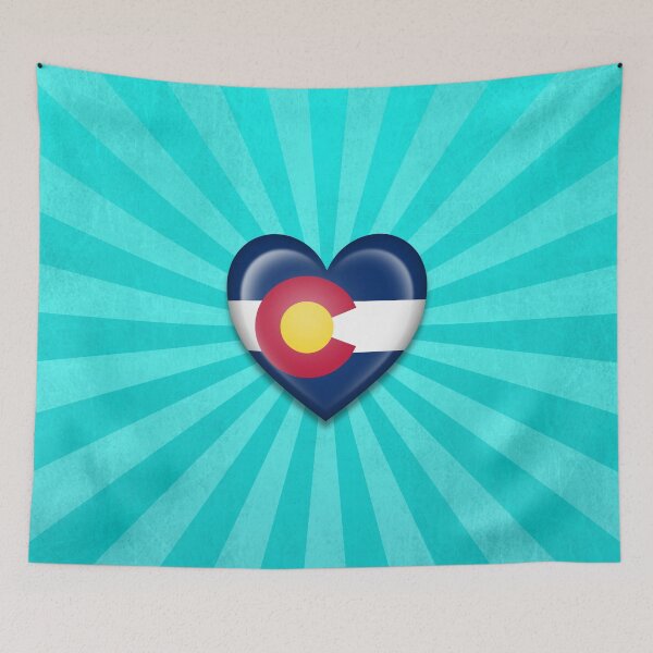 Item preview, Colorado Heart Flag designed and sold by JeffBartels.