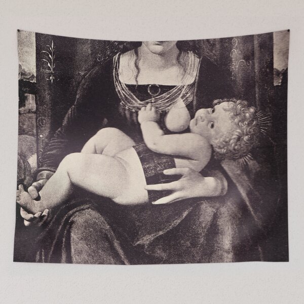 Item preview, The Madonna and Child vintage engraving designed and sold by Krzyzanowski Art.
