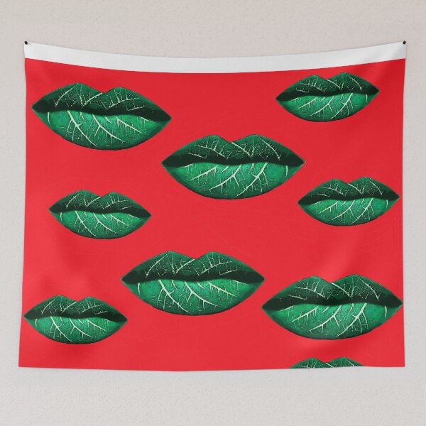 Item preview, Green Lips Pattern designed and sold by piciareiss.