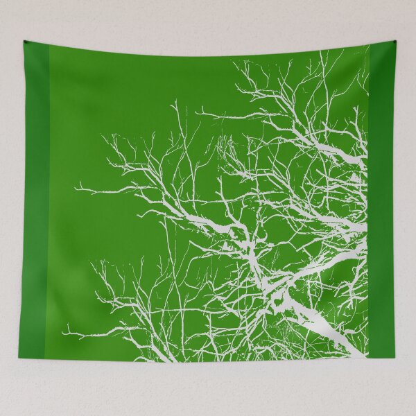 Item preview, Green and White Tree Limb 2 green designed and sold by deleas.