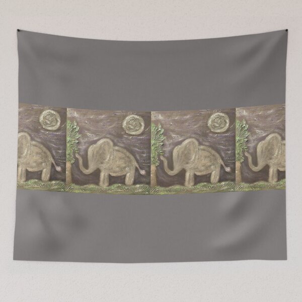Item preview, Elephant in Moonlight designed and sold by Kayleigh Walmsley.