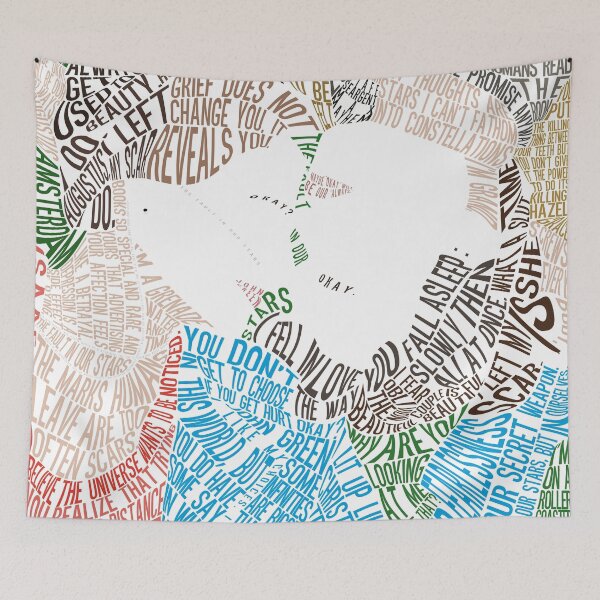Item preview, The Fault in Our Stars Movie Poster Typography designed and sold by saycheese14.