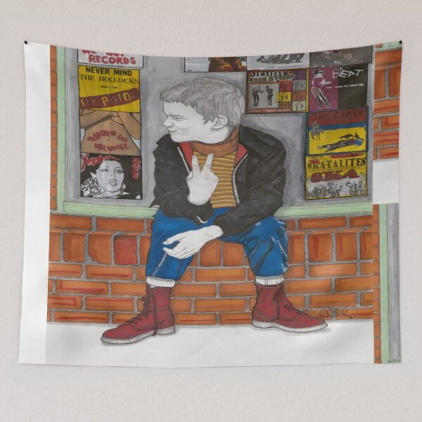 Item preview, Little Skinhead designed and sold by Paul  Nelson-Esch Art.