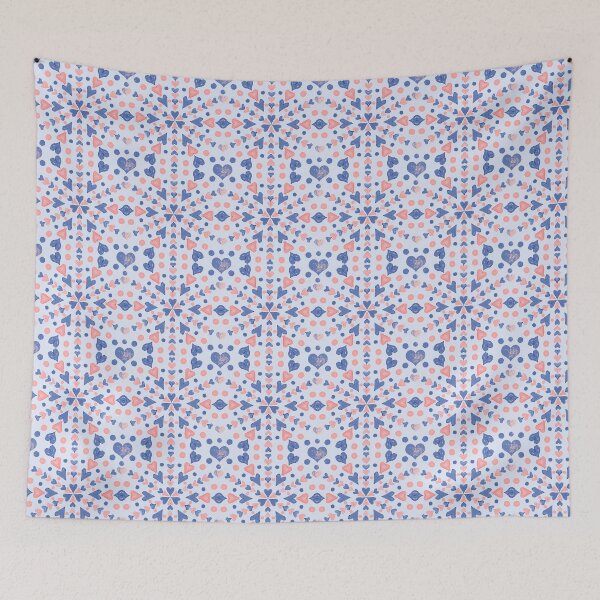 Item preview, Folk Spring Colored Hearts Mandala Design designed and sold by NaturesSol.