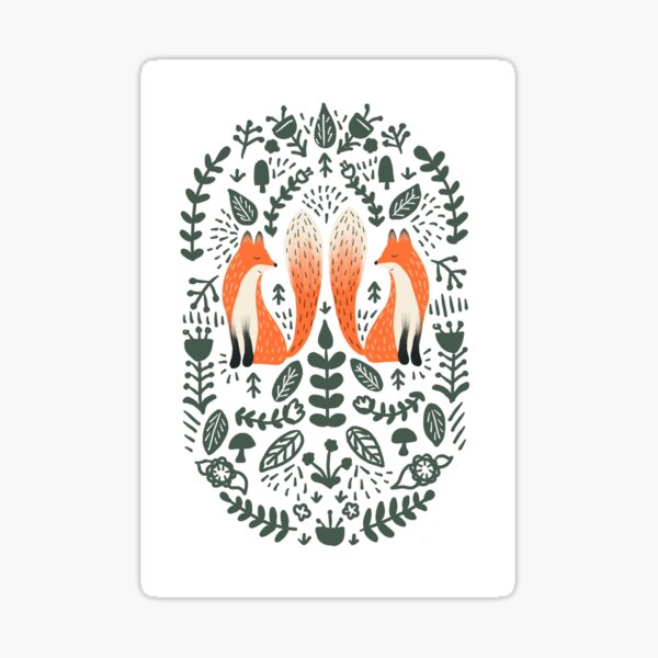 Fox Lore Sticker