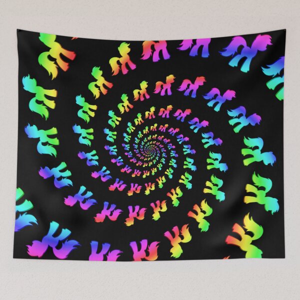 Artikelvorschau, Regenbogen-Pony-Spirale-Explosion entworfen und verkauft von Graphix.