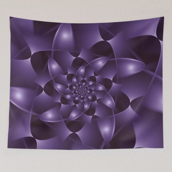 Item preview, Purple Spiral Fractal  designed and sold by Kitty Bitty.