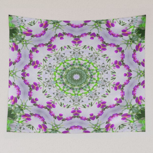 Item preview, Purple Wildflower Kaleidoscope Art 5 designed and sold by TravelPhotoArt.