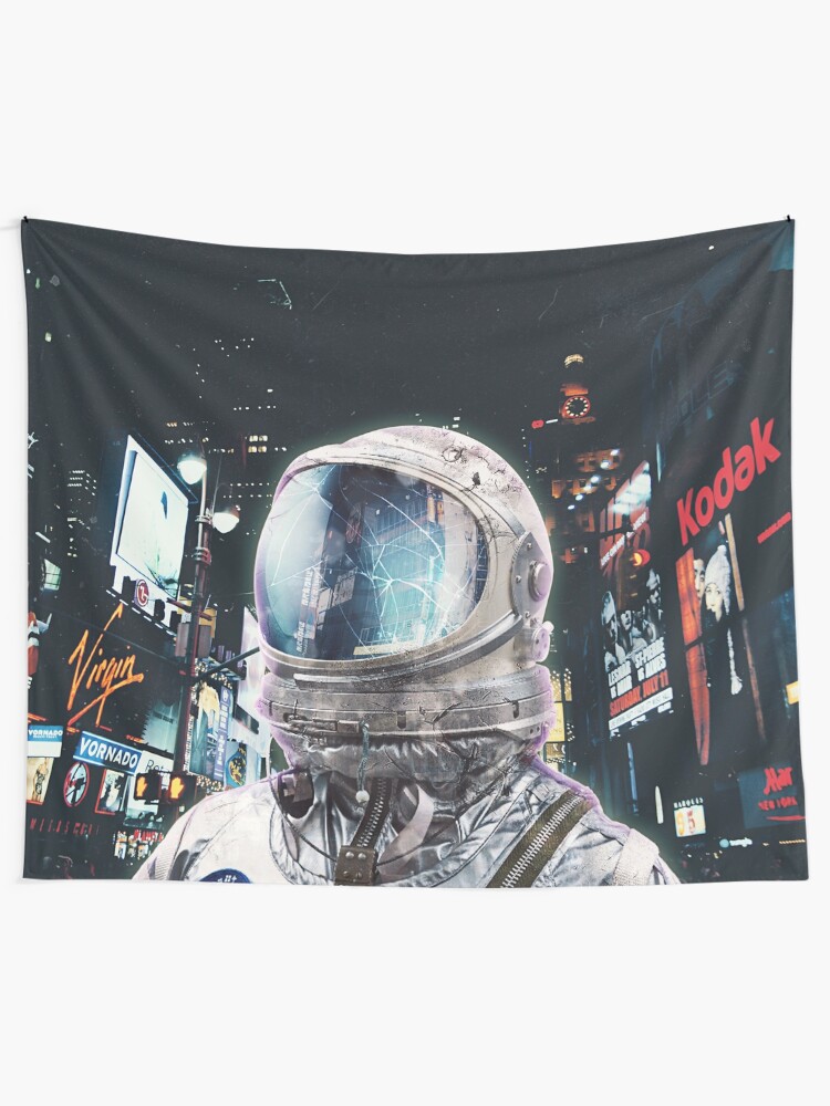 Alternate view of Night Life Tapestry