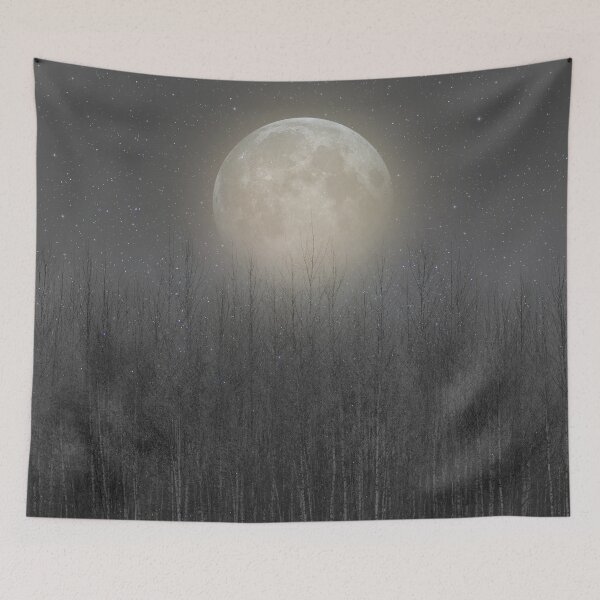 Item preview, The Moon Shines Bright (Birch Moon II) designed and sold by soaringanchor.