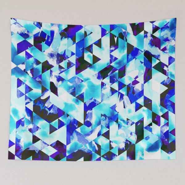 Item preview, Cloudy Geometric Abstract designed and sold by lisaguen.