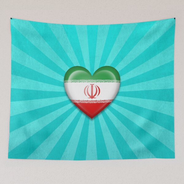Artikelvorschau, Iranische Herzflagge entworfen und verkauft von JeffBartels.